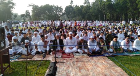 Khotib Id Jama’ah Muslimin (Hizbullah) Lampung Soroti Perpecahan Umat