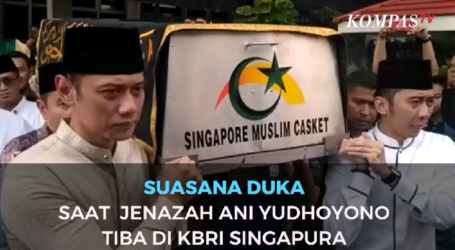 Perkembangan Terkini: Jenazah Ani Yudhoyono Diberangkatkan Dari Singapura Malam Ini