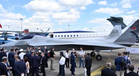 Model Jet Tempur Produksi Pertama Turki Diperkenalkan di Paris Air Show