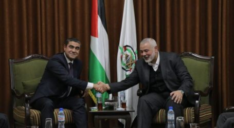 Pimpinan Hamas Bertemu Delegasi Mesir di Jalur Gaza