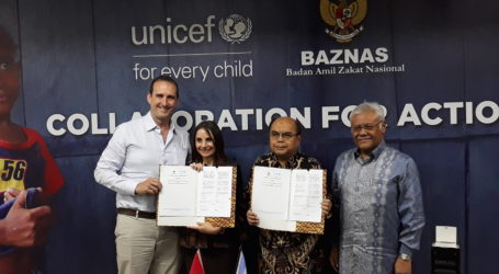 Baznas dan Unicef Kerja Sama Bantu Anak Korban Krisis Kemanusiaan