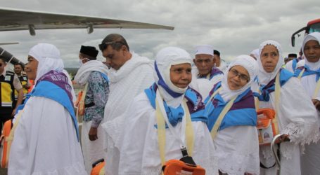Jamaah Calon Haji Aceh Kloter Pertama Tiba di Tanah Suci