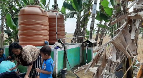 DD Bangun Sumur Air Bersih Untuk masyarakat Desa Pantai Harapan Jaya