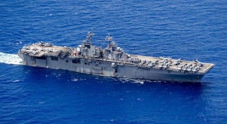 Pentagon: USS Boxer Tembak Jatuh Drone Iran di Dekat Hormuz