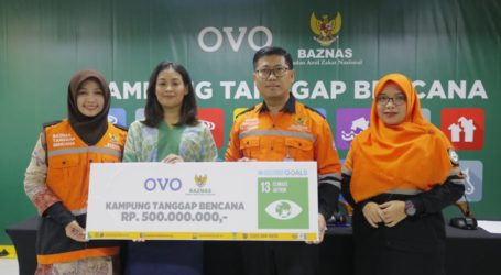 BAZNAS dan OVO Kembangkan Kampung Tanggap Bencana di Banten