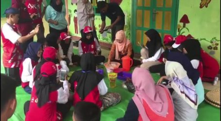 Siswa Banten Belajar Buat Timphan di Aceh