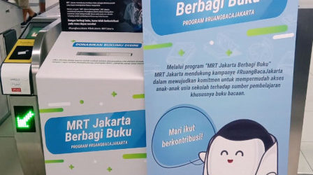 PT MRT Akan Buat Perpustakaan Mini dan Pojok Baca Digital