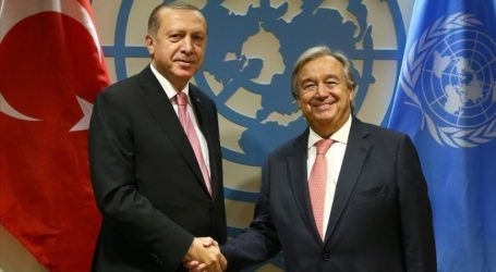 Erdogan Bertemu Sekjen PBB dan Pemimpin Dunia di New York