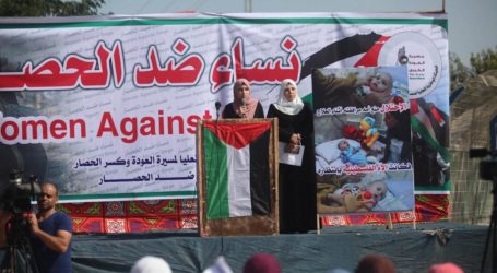 Wanita-Wanita Palestina Serukan  Penyeberangan Gaza Dibuka Kembali