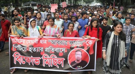 Ribuan Mahasiswa Bangladesh Protes Kematian Rekannya