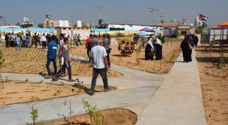 Di Perbatasan Gaza Dibuka Taman Bermain Anak-Anak