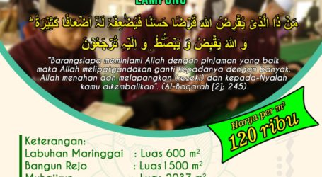 Ponpes Al-Fatah Lampung Gulirkan Lelang Wakaf Pengembangan Tahfidz