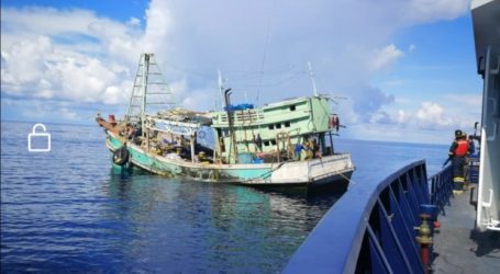 Dua Kapal Ikan Asing Ditangkap