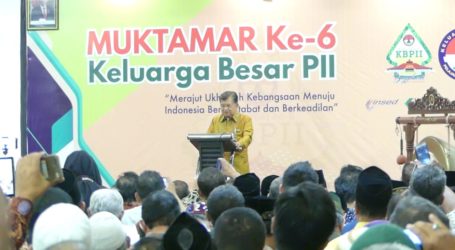 JK Buka Muktamar ke 6 KB Pelajar Islam Indonesia