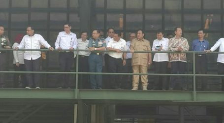 Kunjungi PT Pindad, Prabowo Jajal Kendaraan Taktis
