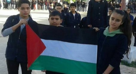 Siswa-Siswa Tunisia Ekspresikan Solidaritas Untuk Palestina