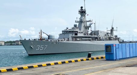 Dua Kapal Perang RI Singgah di Pangkalan Angkatan Laut Singapura