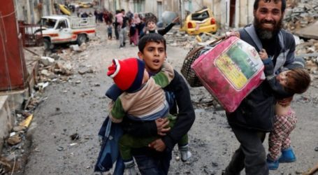Pengeboman Pemerintah Makin Intensif, Puluhan Ribu Orang Mengungsi dari Idlib