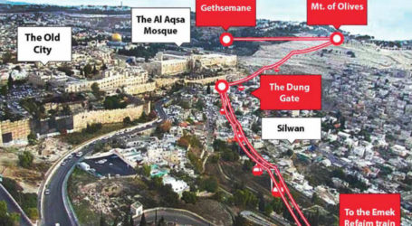 Yahudisasi Baru Melalui Proyek Kereta Gantung di Yerusalem