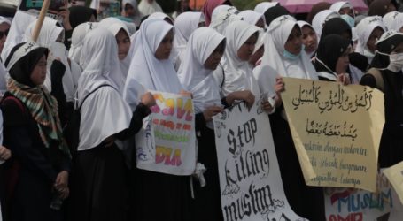Ribuan Umat Islam Lampung Gelar Aksi Peduli Muslim India
