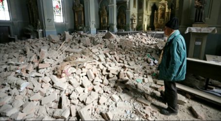 Kroasia Diguncang Gempa Dahsyat Ditengah Ancaman COVID-19