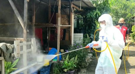 PMI-DMI Lakukan Fogging dan Penyemprotan Disinfektan di Kompleks Puspomad TNI-AD