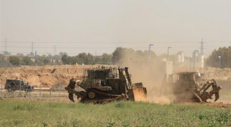 Buldozer Militer Israel Serang Petani Gaza
