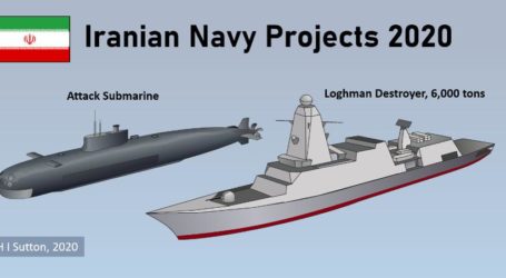 Iran Rancang Kapal Selam Penghancur Seberat 6.000 Ton