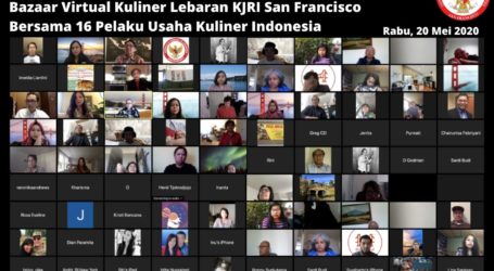 KJRI San Francisco Promosikan Kuliner Lebaran Indonesia di AS Secara Virtual