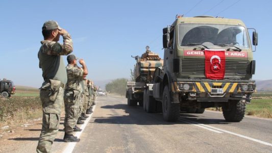 Pasukan Turki menuju Libya. (Foto: AA)