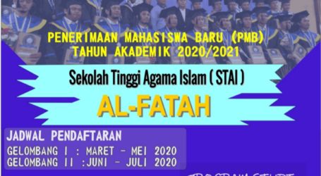 STAI Al-Fatah Buka Pendaftaran Mahasiswa Baru