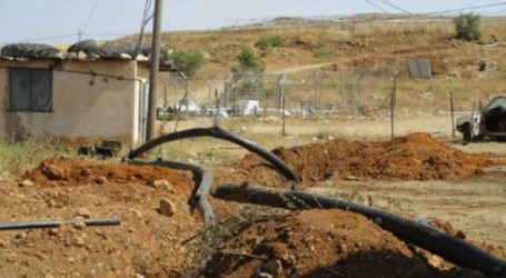 Israel Hancurkan Pipa Saluran Air  Bersih di Lembah Yordan