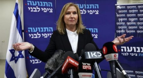 Mantan Menlu Israel Livni: Aneksasi Sebagai Kesalahan Bersejarah
