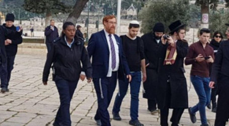 Puluhan Pemukim Yahudi Serbu Al-Aqsa Lewat Gerbang Al-Rahmah