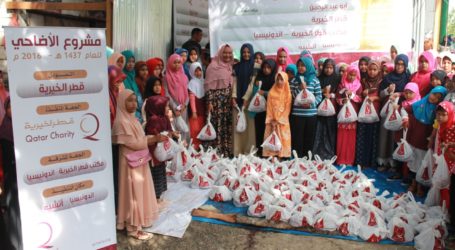 Qatar Charity Indonesia Distribusikan 2.160 Paket Daging Qurban di Aceh