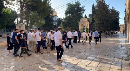Rabi Ekstremis Ceramahi Pemukim Yahudi di Masjid Al-Aqsa