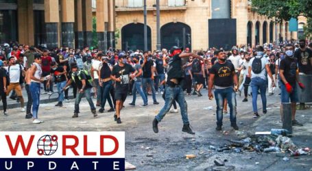 Hari Kedua Aksi Protes Kemarahan Warga Pasca Ledakan Beirut