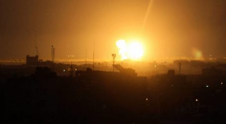 Pesawat Tempur Israel Kembali Serang Jalur Gaza Rabu Fajar