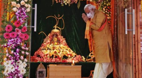 PM Modi Letakkan Pondasi Kuil Ram di Situs Masjid yang Dihancurkan