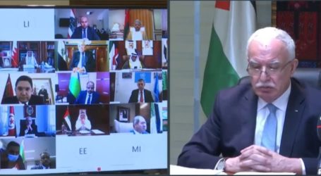 Menlu Palestina Minta Liga Arab Tolak Kesepakatan Normalisasi UEA-Israel