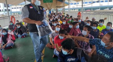 131 WNI dari Pusat Tahanan di Malaysia Dipulangkan