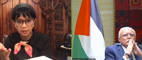 Menlu Retno Tegaskan Dukungan RI untuk Palestina ke Menlu Riad