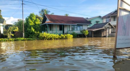 Curah Hujan Tinggi, 980 Rumah di Kapuas Hulu Tergenang Air