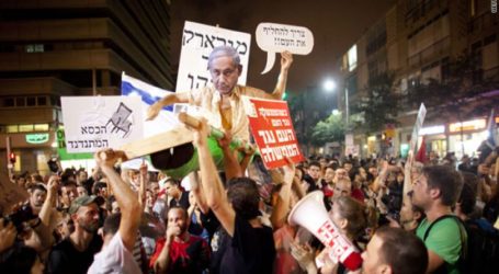 Ribuan Warga Israel Kembali Demo Desak Turunkan PM Netanyahu
