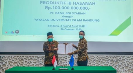 BNI Syariah Tandatangani Kerjasama dengan Universitas Islam Bandung