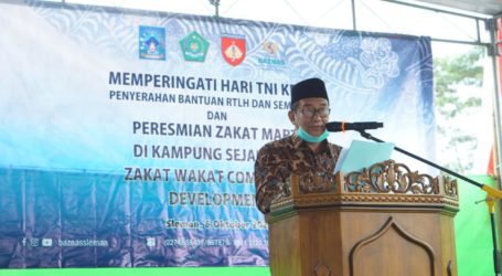 Kemenag Resmikan Kampung Zakat dan Wakaf di Yogyakarta