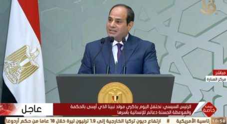 Presiden Mesir: Menghina Nabi Sakiti Perasaan Umat Islam