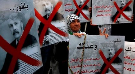 Komite Eksekutif PLO: Deklarasi Balfour Awal Kejahatan Israel