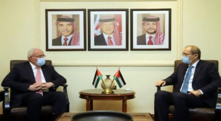 Menlu Yordania dan Palestina Bahas Perkembangan Perjuangan