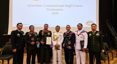 Perwira TNI Siswa Internasional Terbaik Sesko Angkatan di Australia